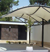 سایبان حیاط​